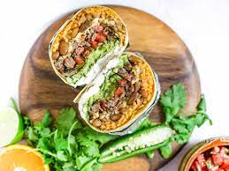 Lunch Mexican Burrito